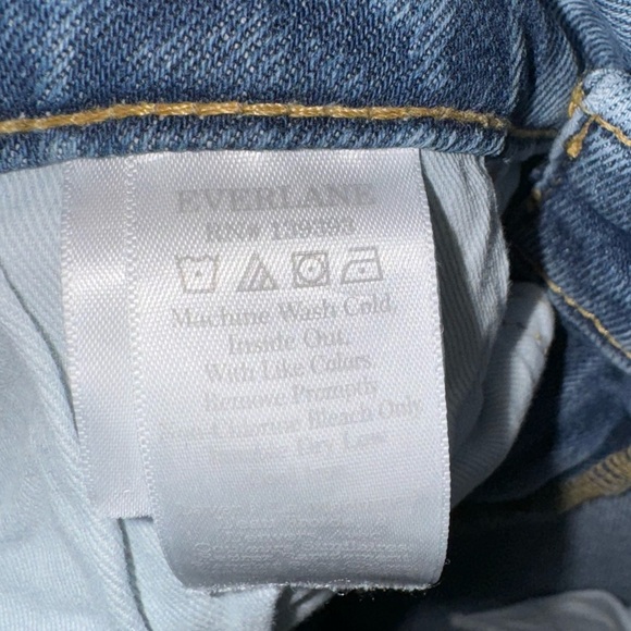 Everlane the curvy cheeky crop jean organic cotton size 25 - Picture 5 of 6